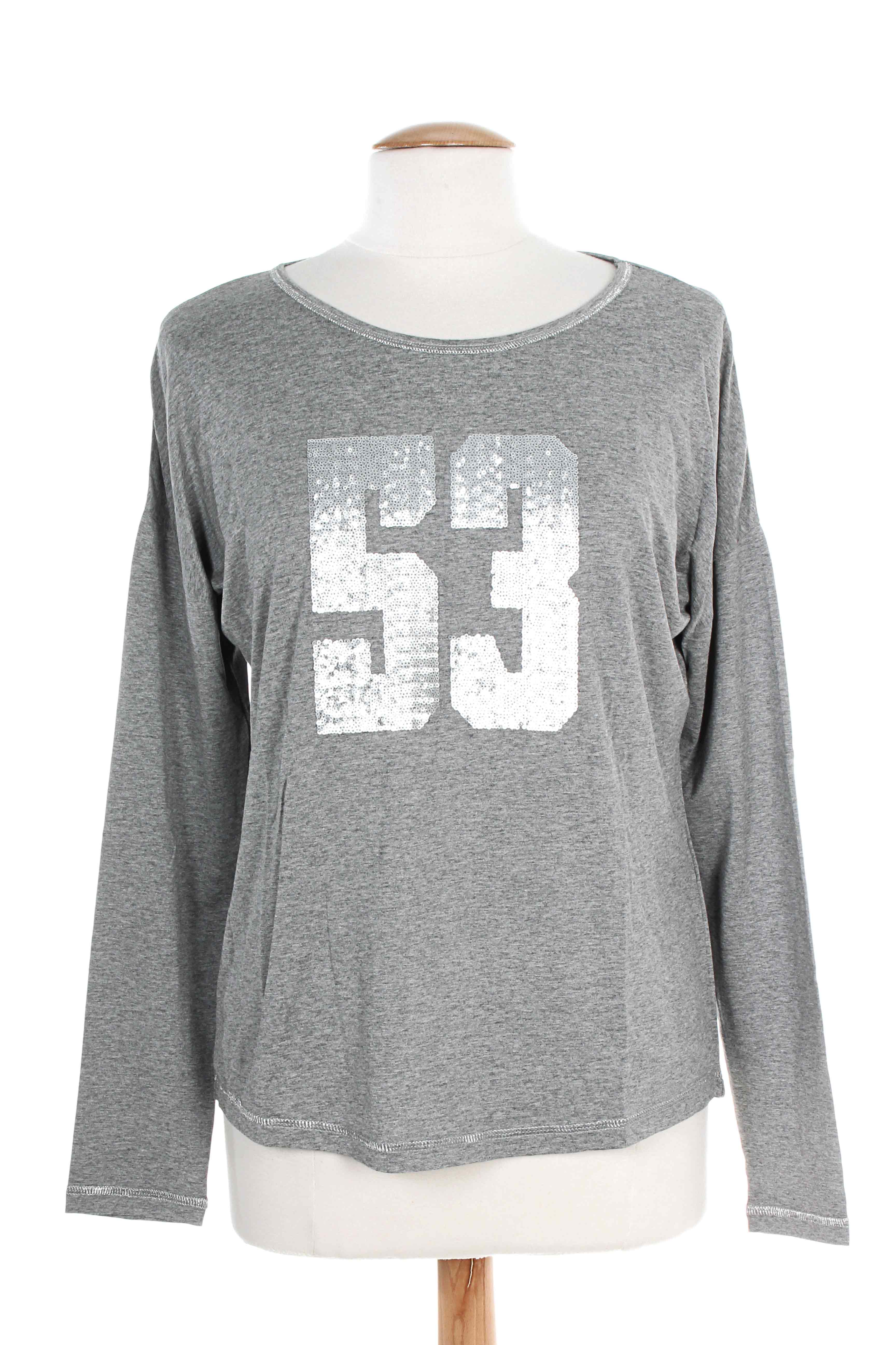 K Tendances Tshirts Femme couleur gris
