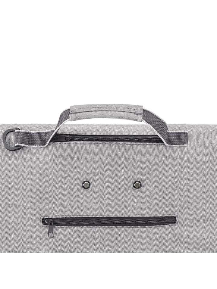 Reisenthel trolley M - Einkaufstrolley 53 cm (glossy dots black) in herringbone grey günstig kaufen onesize