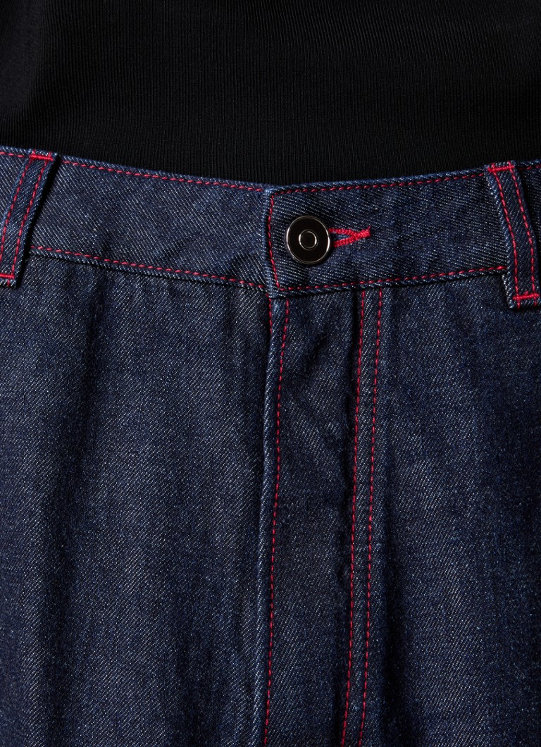 Alaïa high-waist loose-fit jeans with side pockets