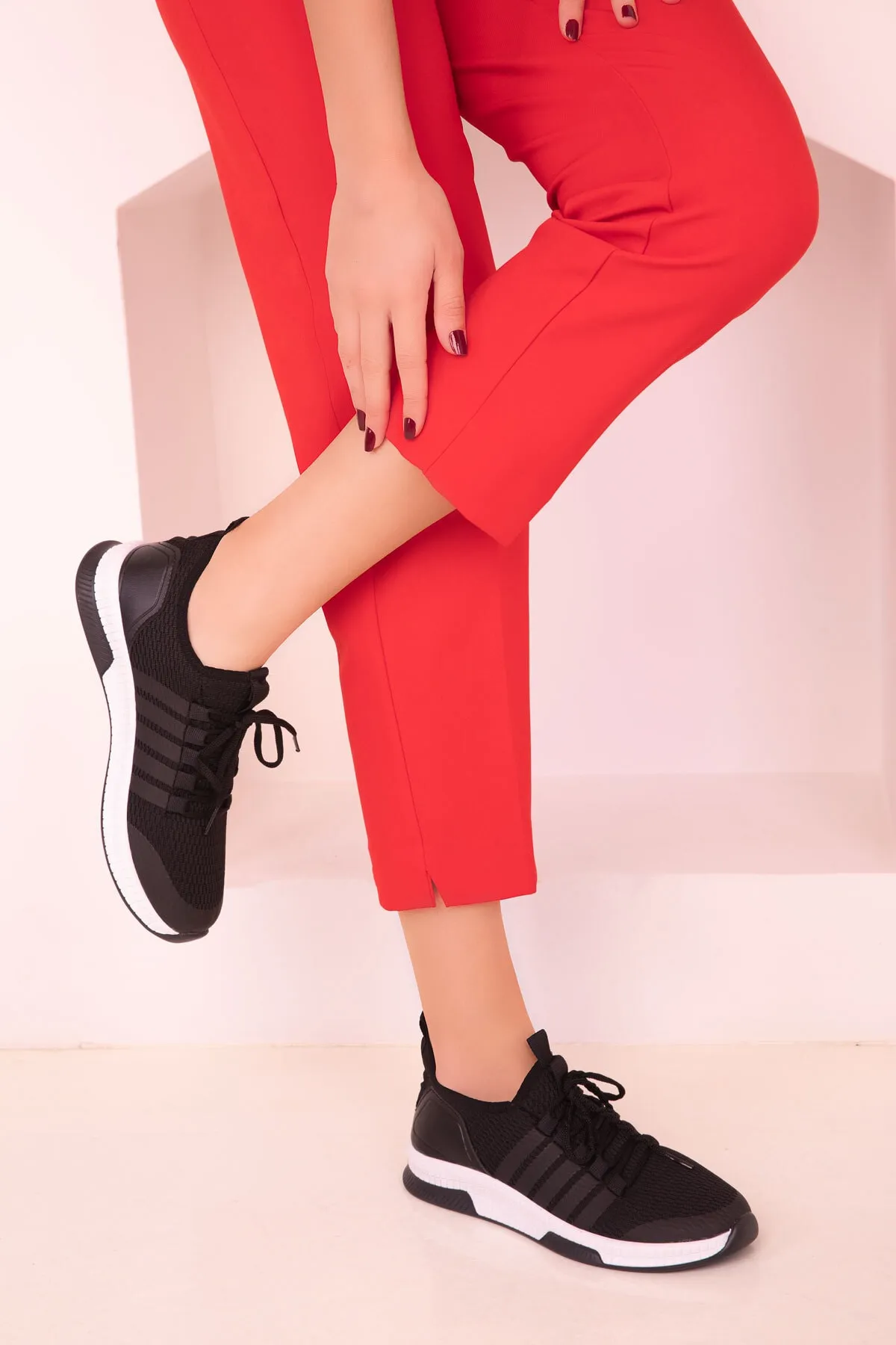 SOHO  Schwarze Damen Sneakers 16278
