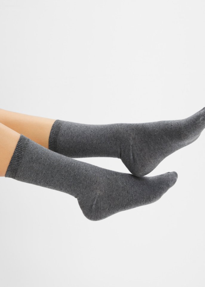 Socken (4er Pack) mit Bio Baumwolle aus Effektgarn