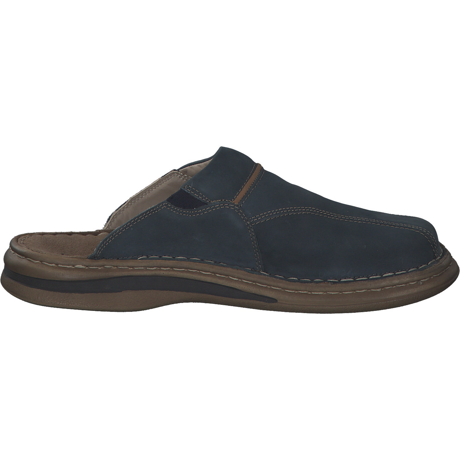 Josef Seibel Klaus 10999, Pantoletten, Herren, Blau/Grau