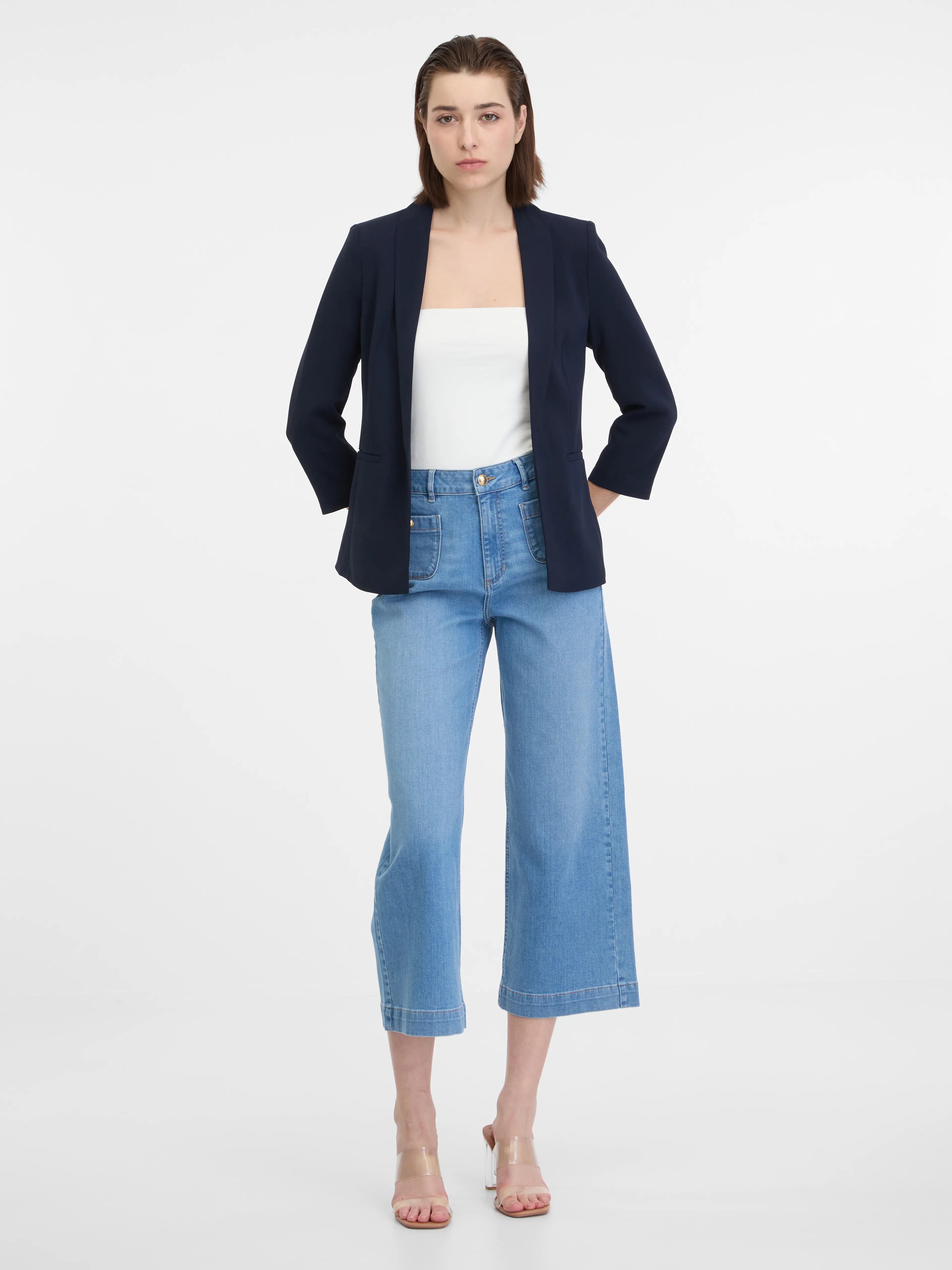 Dunkelblaue Damenjacke ORSAY