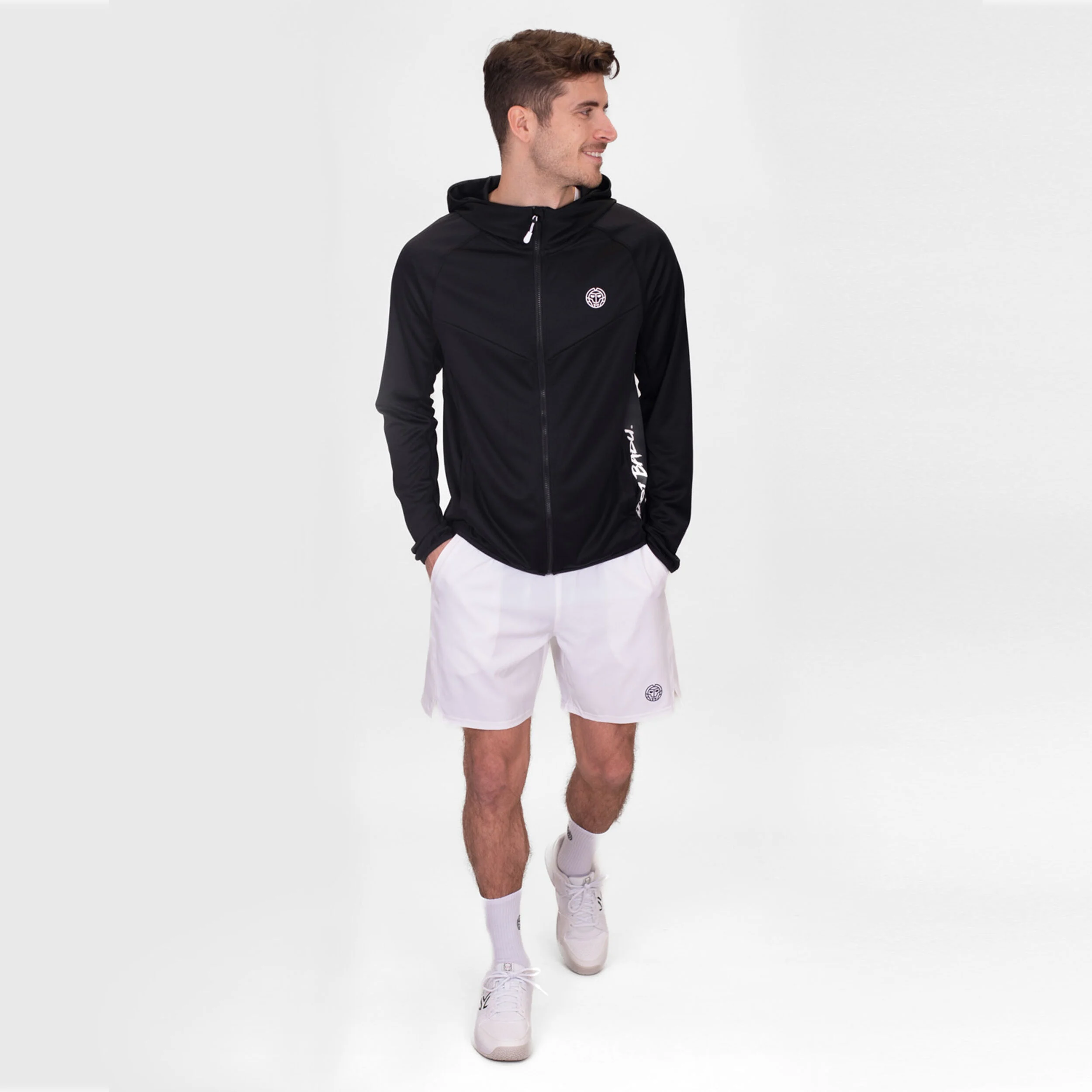 Crew Hood Trainingsjacke Herren - Schwarz