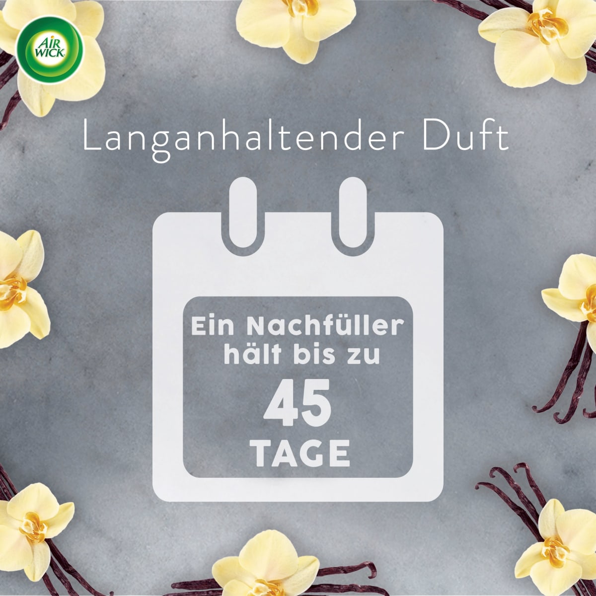 Lufterfrischer Aroma-Öl Verwöhnende Vanille Nachfüllpack, 20 ml