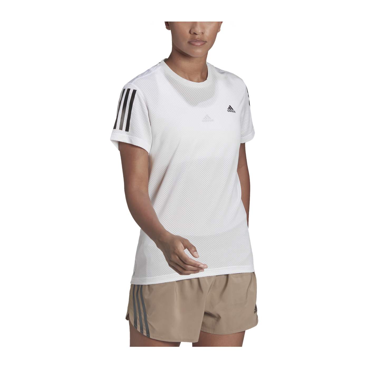 adidas Own Cooler T-Shirt Running Damen Weiss