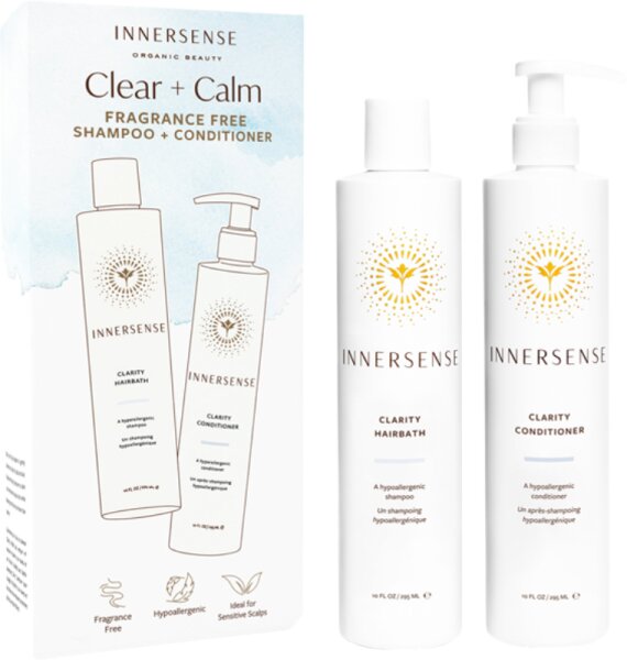 Innersense Organic Beauty Clear & Calm Fragrance Free Duo Haarpflegeset
