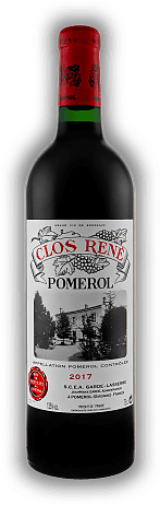 Clos René, Pomerol, AOC, 2017, Bordeaux rouge  Clos René, Pomerol, AOC, 2017, Bordeaux rouge   Jahrgang 2017 - 0,75	 Liter - Vol 13,5%