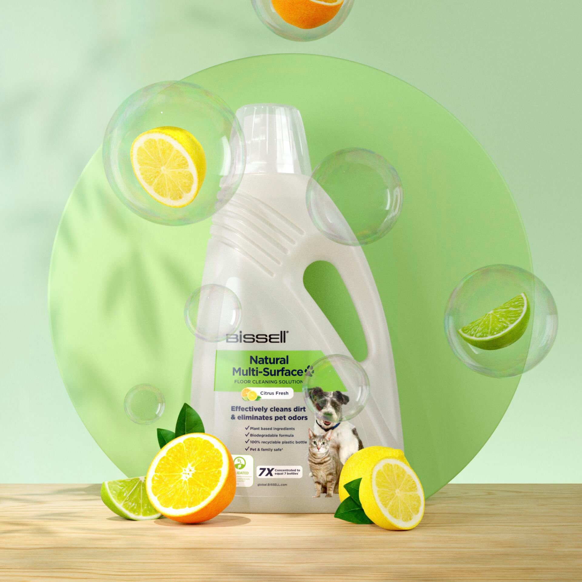 Bissell Natural Multi Surface 2L PET Flüssigreiniger