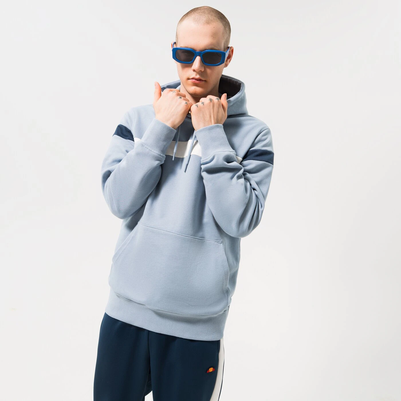 ELLESSE HOODIE PIETRO OH HOODY LBLUE Blau