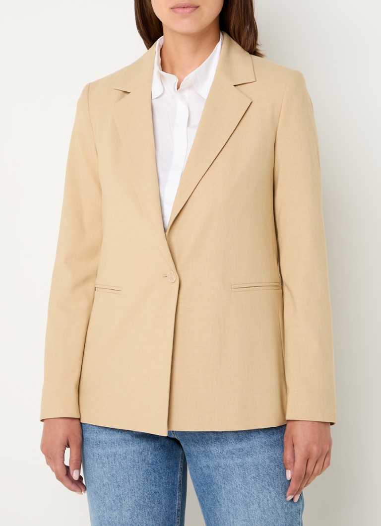 Benetton Blazer with welt pockets and shoulder pads