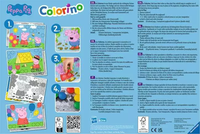 Peppa Pig Colorino - Kinderspiel ab 2 Jahren