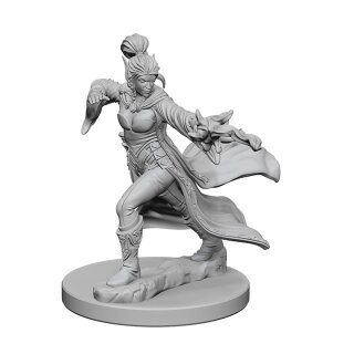 Elf Female Sorcerer: Pathfinder Deep Cuts Unpainted Minis
