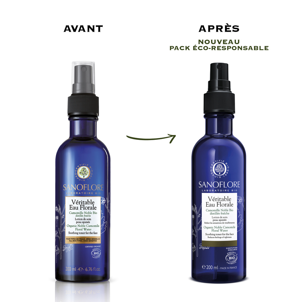 Sanoflore Véritable Eau Florale de Camomille Bio Brume réconfortante