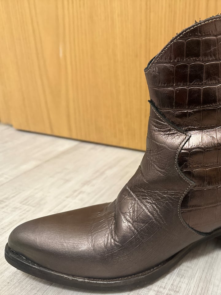 Reken Maar Cowboy Boots in Bronzefarben günstig kaufen 40