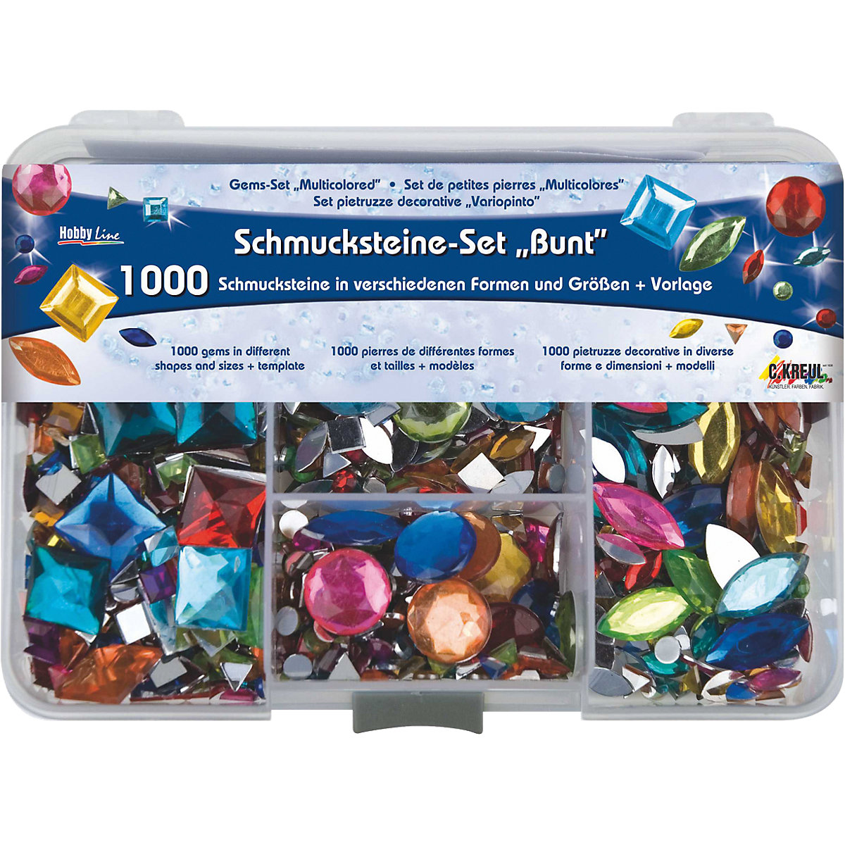KREUL Schmucksteine Set Bunt