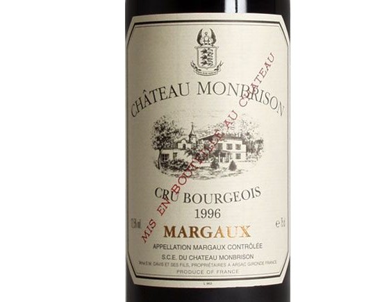Château Monbrison Rouge 2012 Bordeaux Margaux