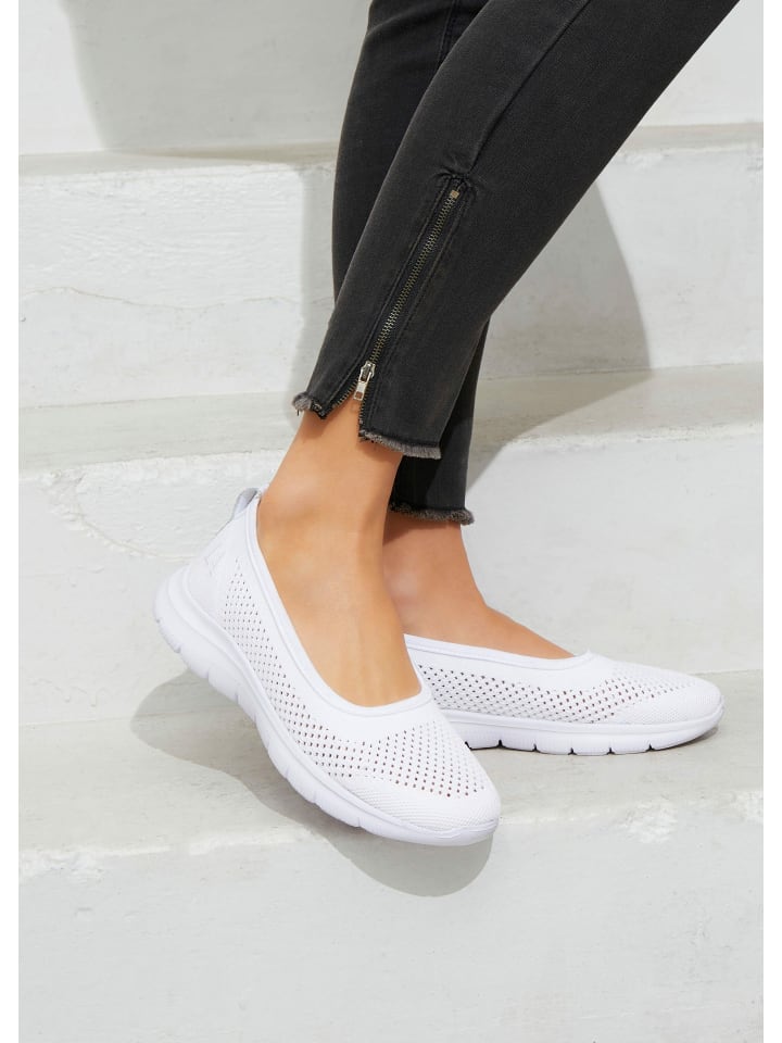 LASCANA Ballerina in weiß günstig kaufen