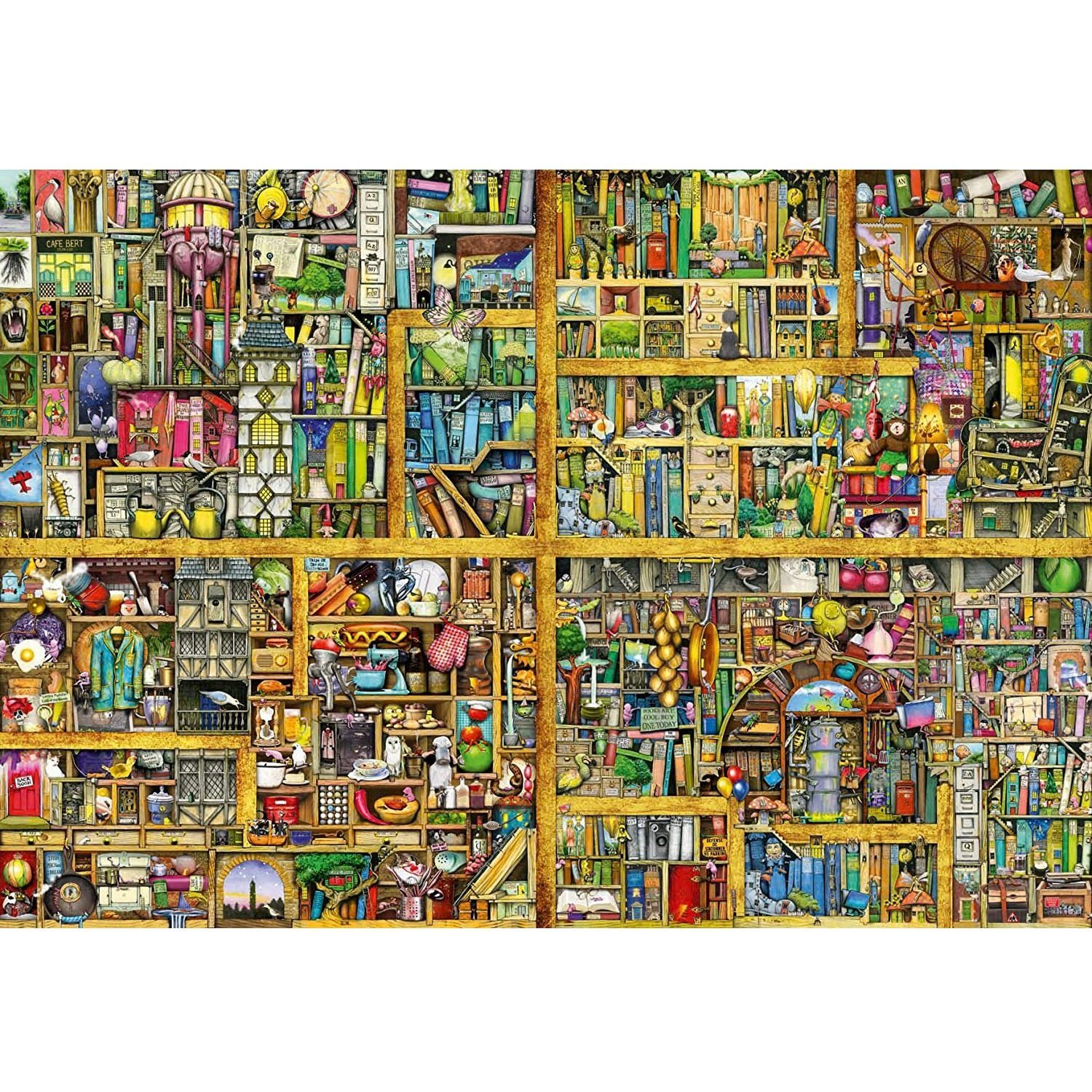 Ravensburger Puzzle Ravensburger - Magisches Bücherregal, 18.000 Teile, 18000 Puzzleteile