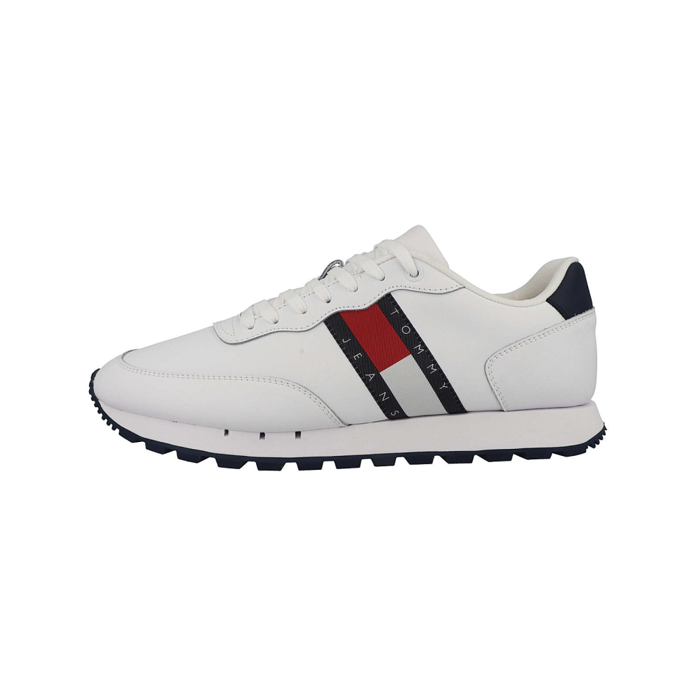 Tommy Hilfiger Leather Runner EM0EM00898YBR / weiss