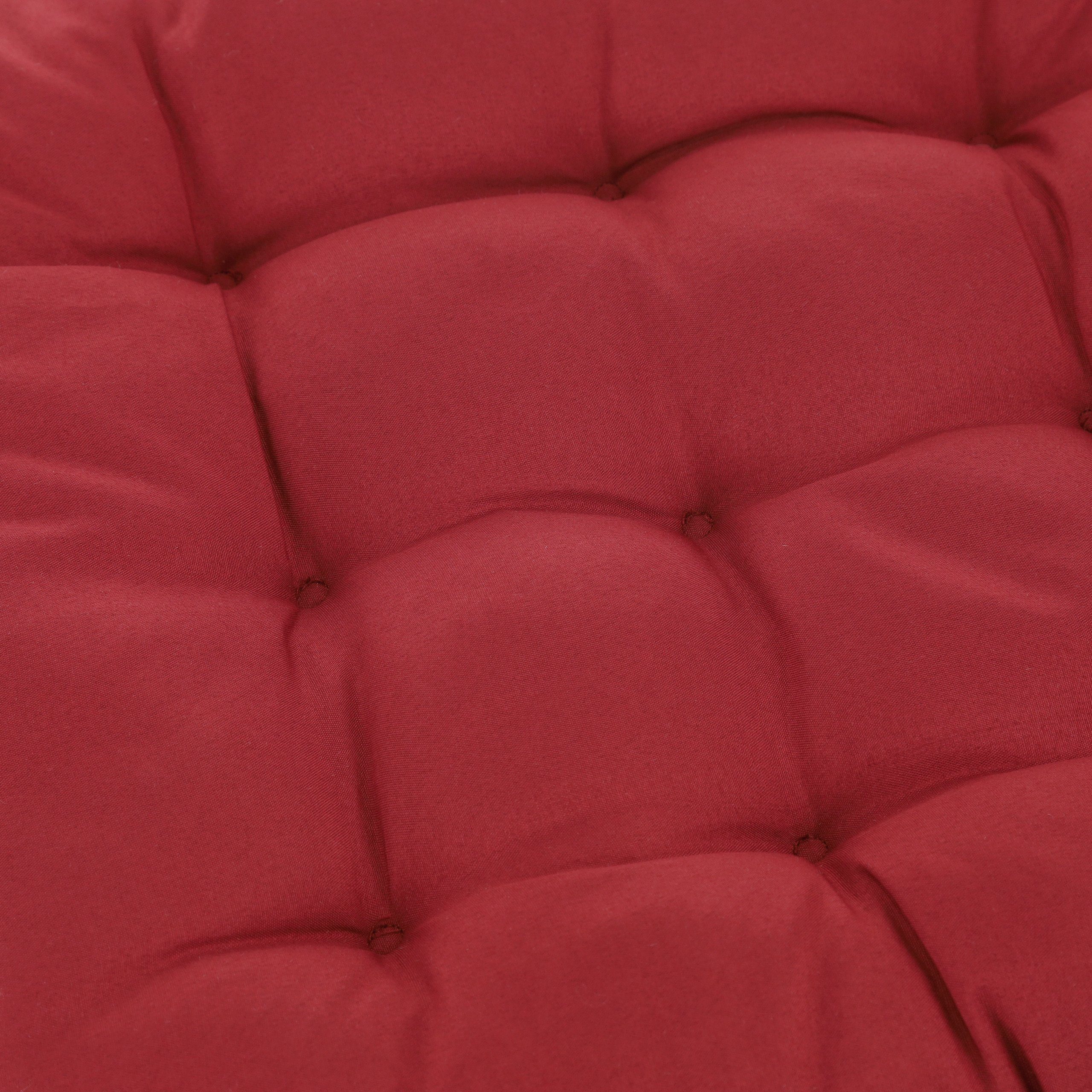 relaxdays Stuhlkissen 4er Set Stuhlkissen rot