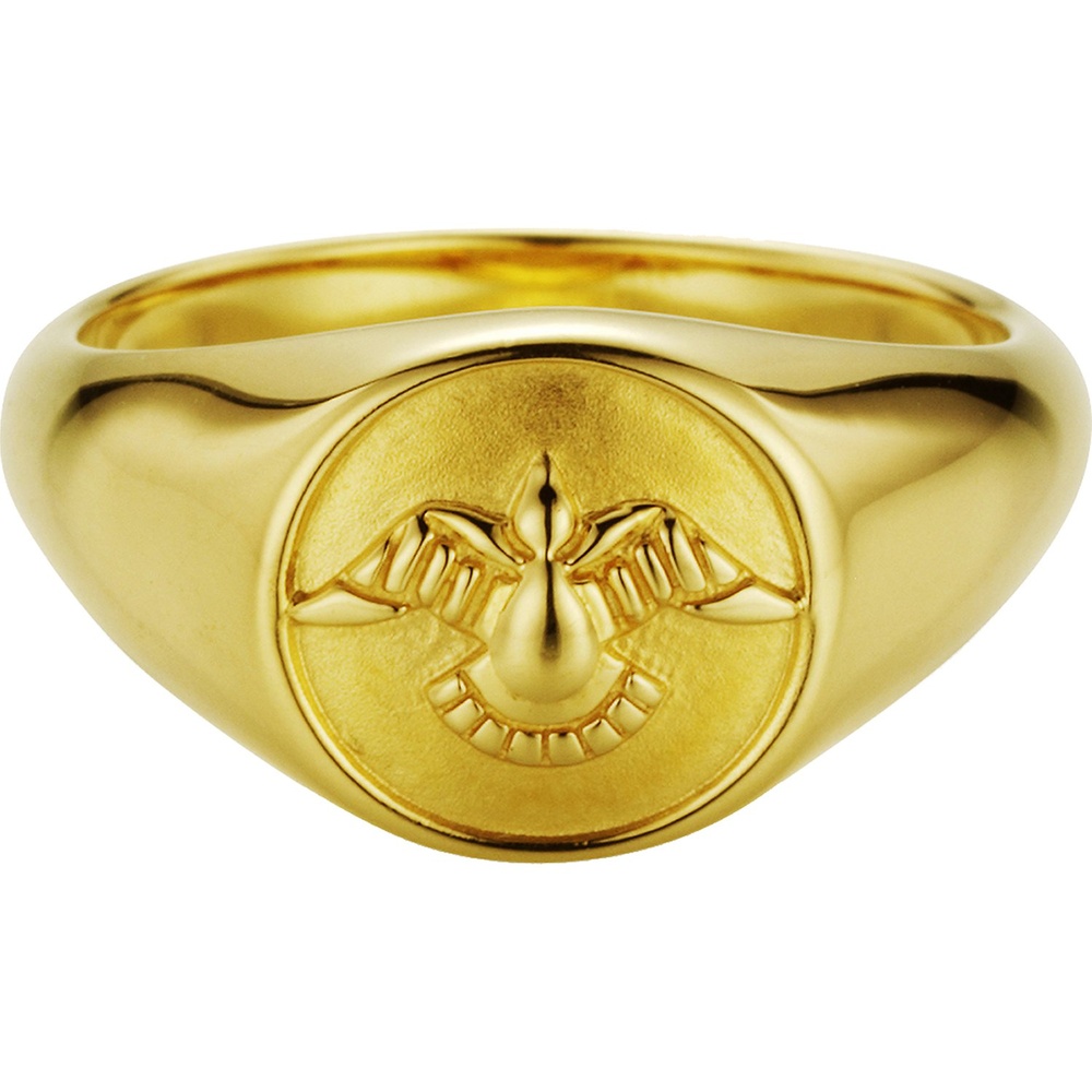 caï Bague pour femme 925 Argent or rose Bague