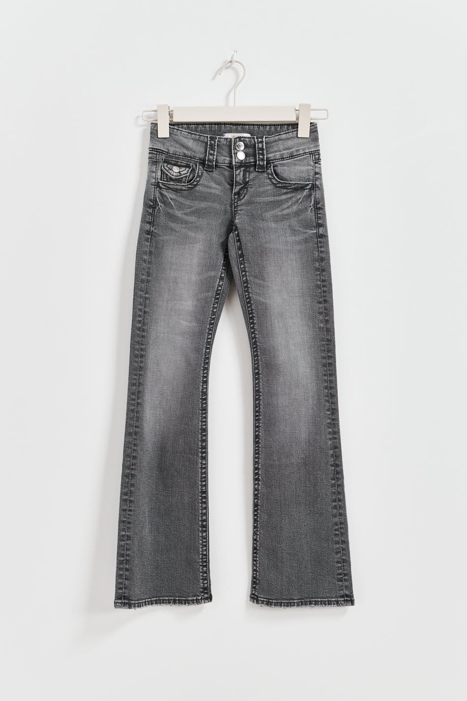 Chunky basic flare jeans
