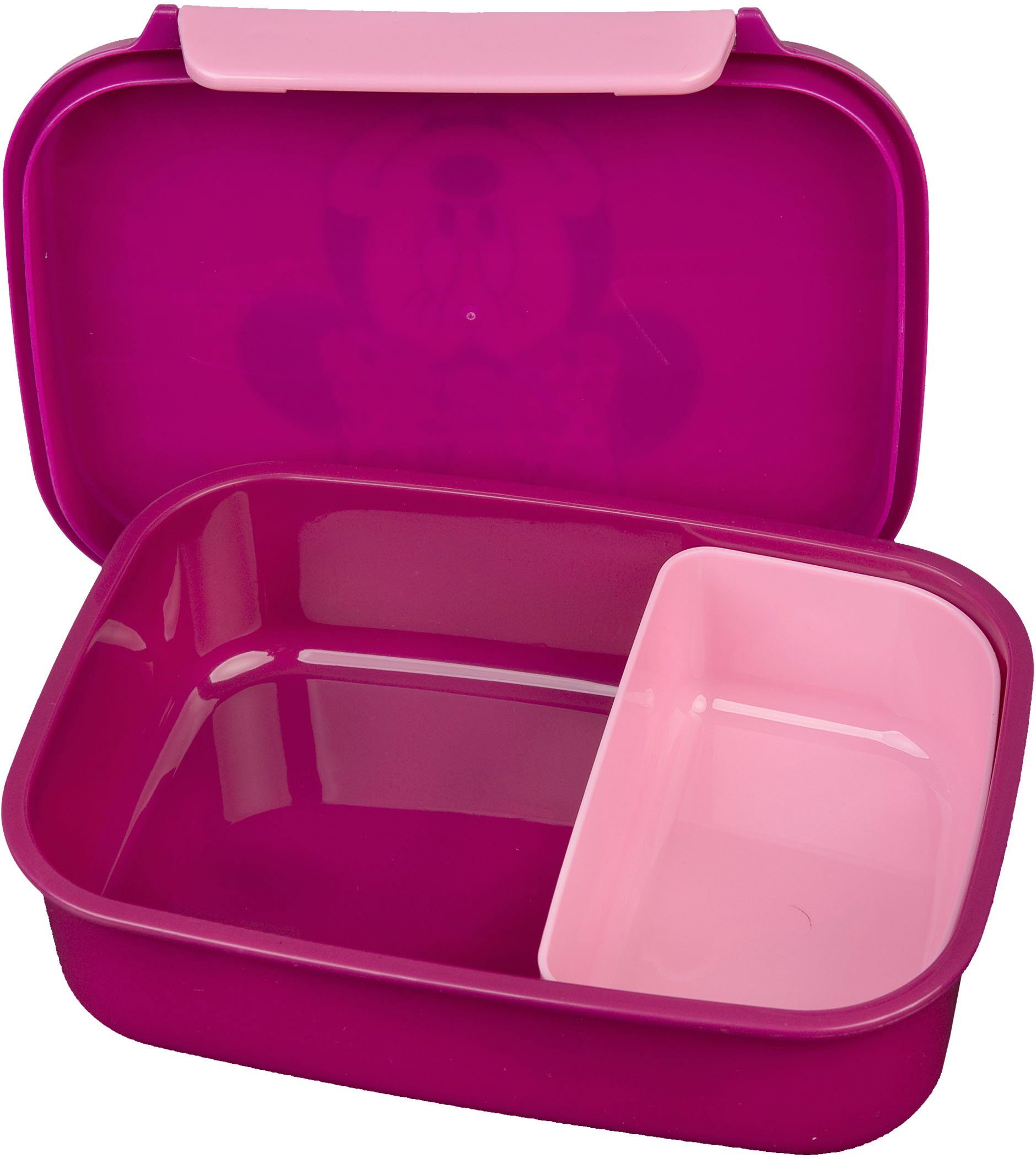 Scooli Lunchbox Minnie Mouse, Kunststoff, (Set, 2-tlg), Brotzeitdose & Trinkflasche