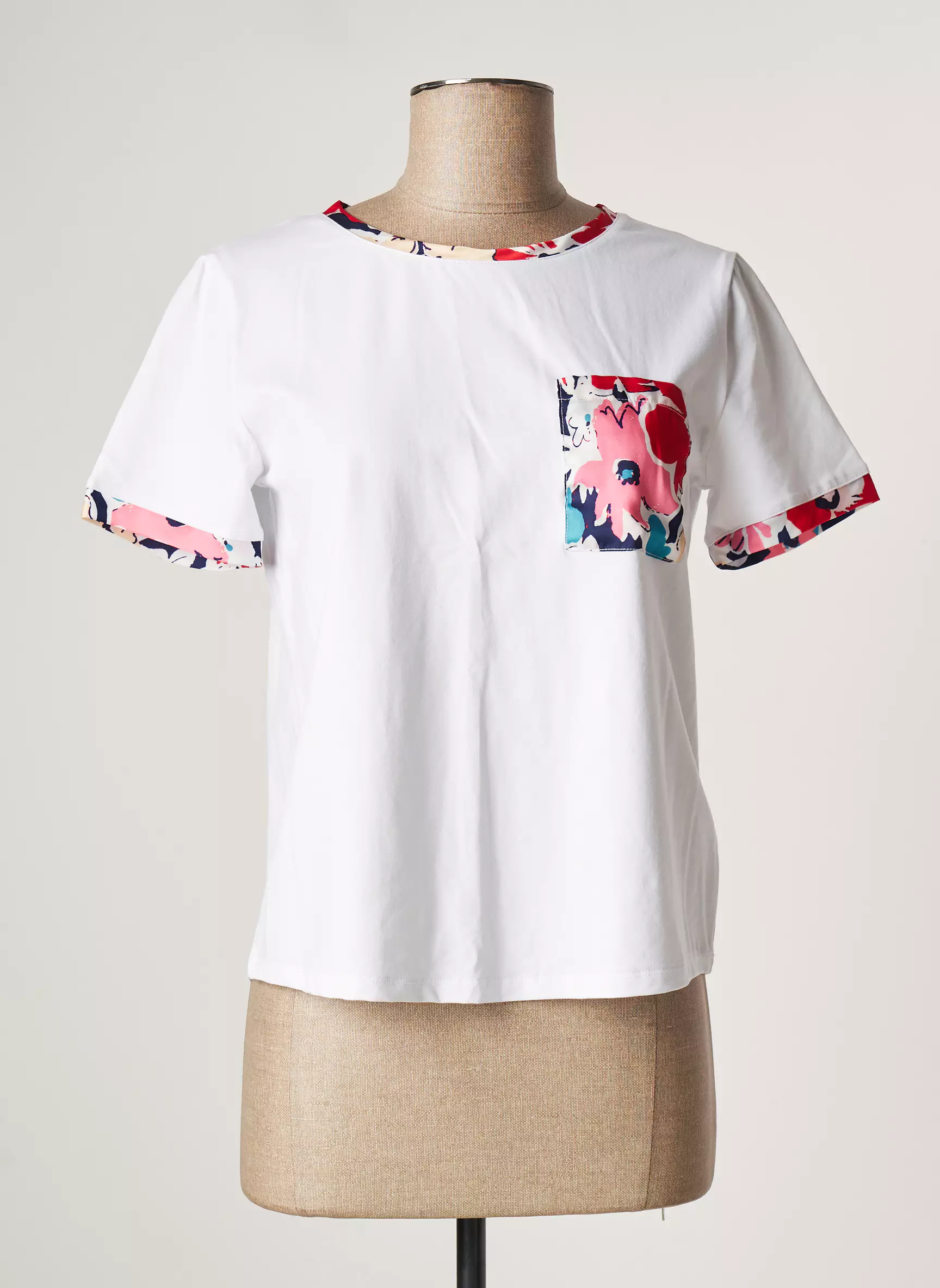 Leo Ugo Tshirts Femme couleur blanc
