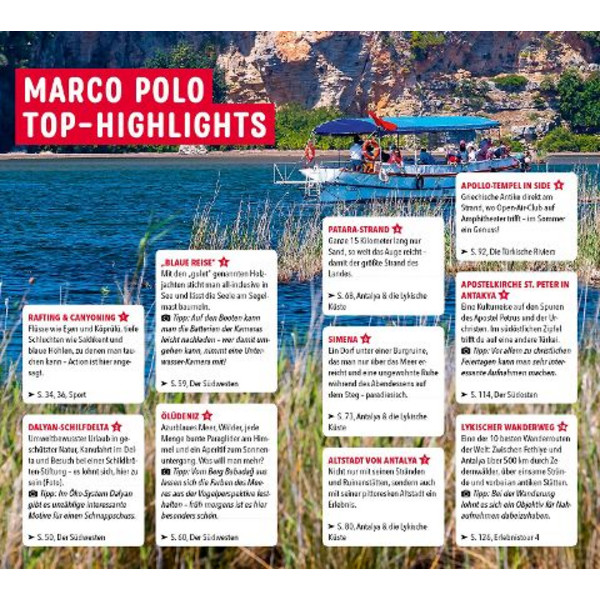 MARCO POLO REISEFÜHRER TÜRKISCHE SÜDKÜSTE - Reiseführer