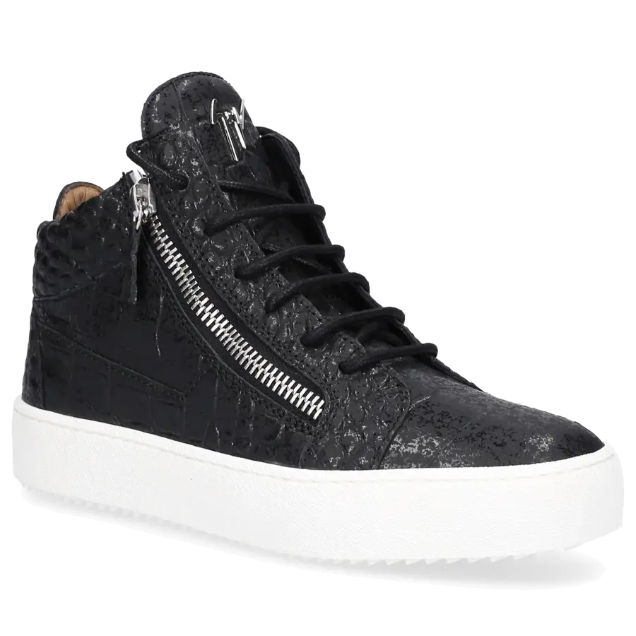 Giuseppe Zanotti - Sneaker high KRISS Kalbsleder - schwarz