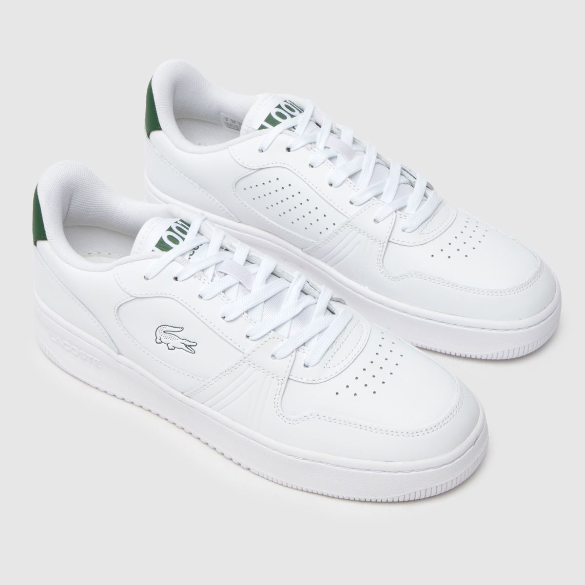 Lacoste – L001 – Vita och gröna träningsskor
