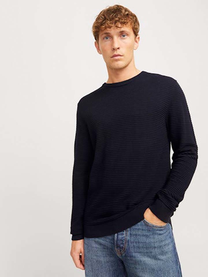 Jack & Jones Pullover in Dunkelblau günstig kaufen