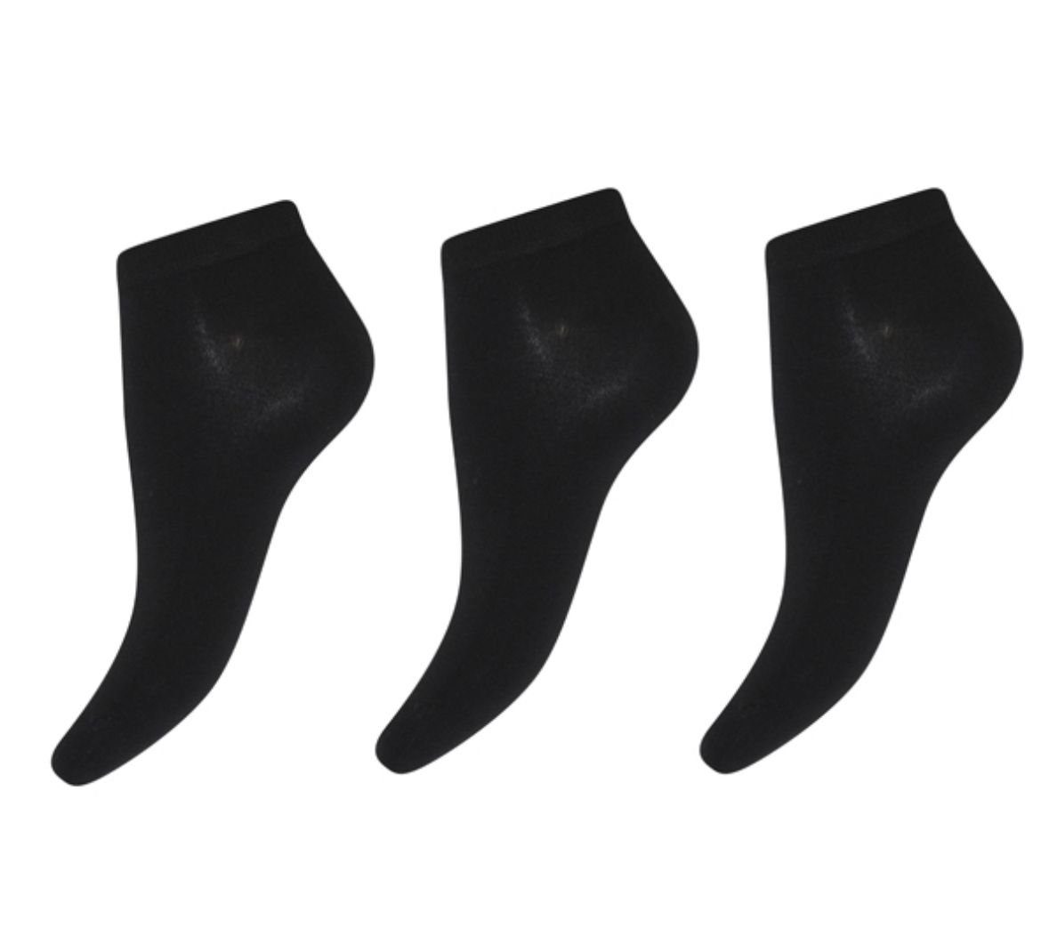 NERS Sneakersocken Damen und Herren Sneakersocken aus Baumwolle mit Bündchen (Packung, 6-Paar)