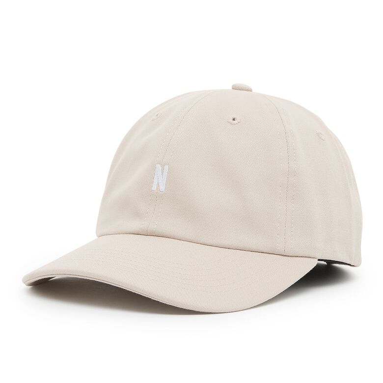 Norse Projects Twill Sports Cap marble white