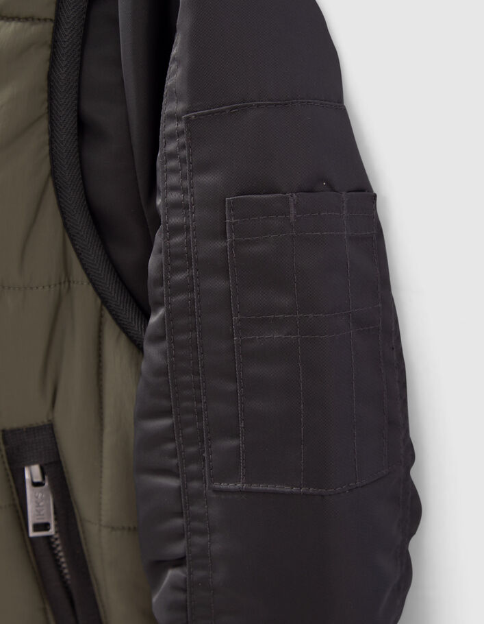 Bomber 3-en-1 camel et doudoune sans manches garçon