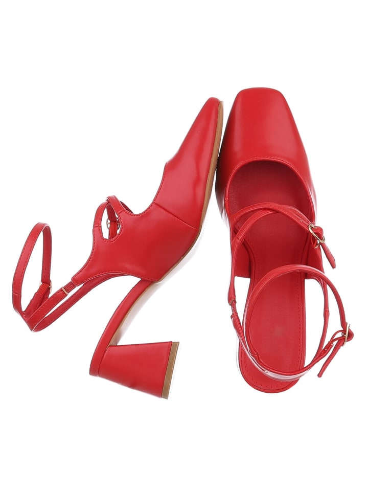 Ital-Design High Heel in Rot günstig kaufen
