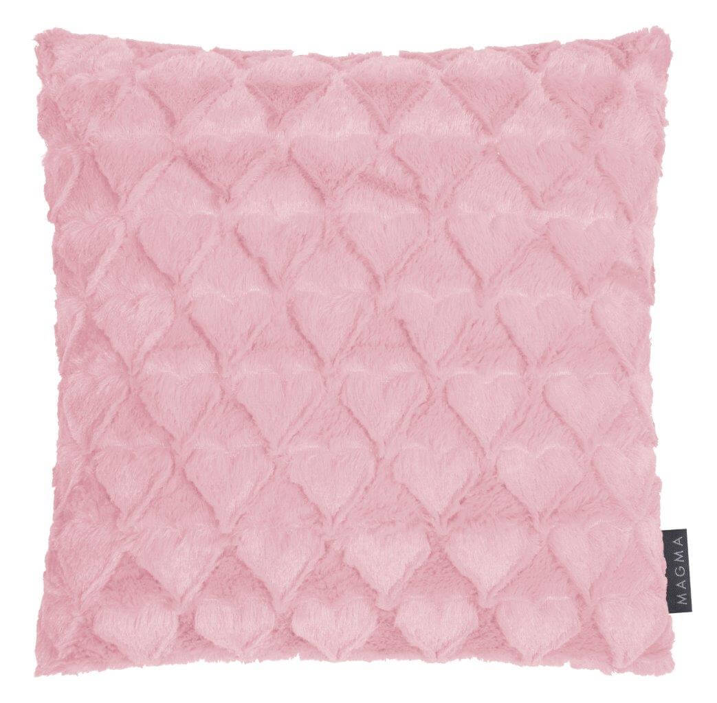 Magma Kissen Fluffy Hearts Rosa 40 x 40 cm