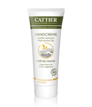 Cattier Handpflege Weiße Heilerde - Pflanzliche Öle Handcreme-75 ml