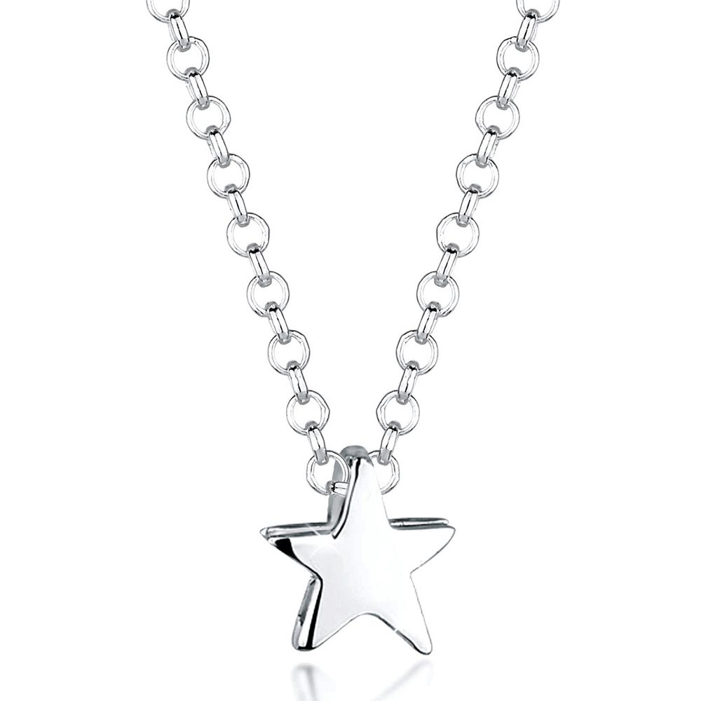 Elli Elli Collier Stern Astro 925 Sterling Silber Bijoux