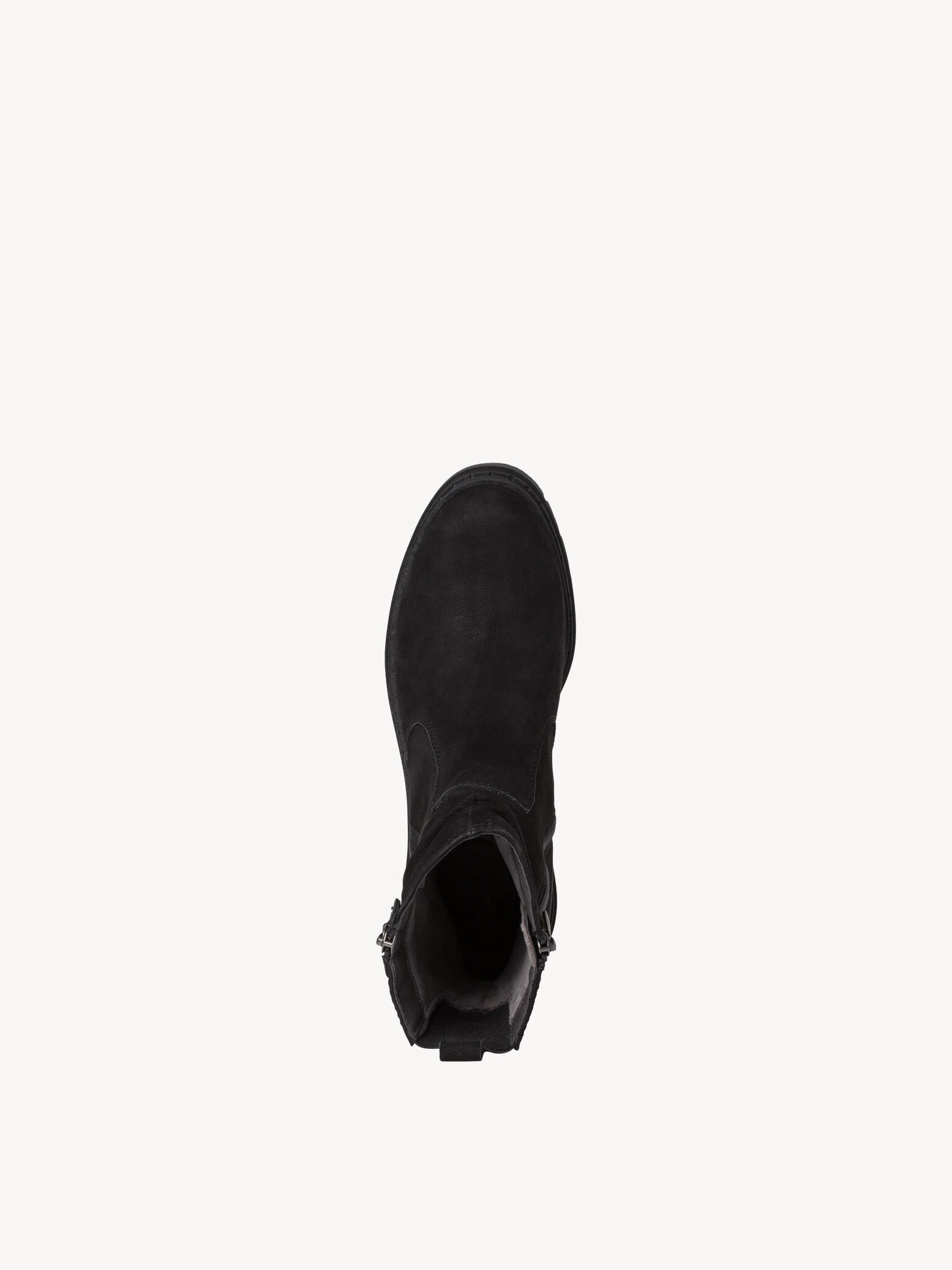 Bottine en cuir - noir
