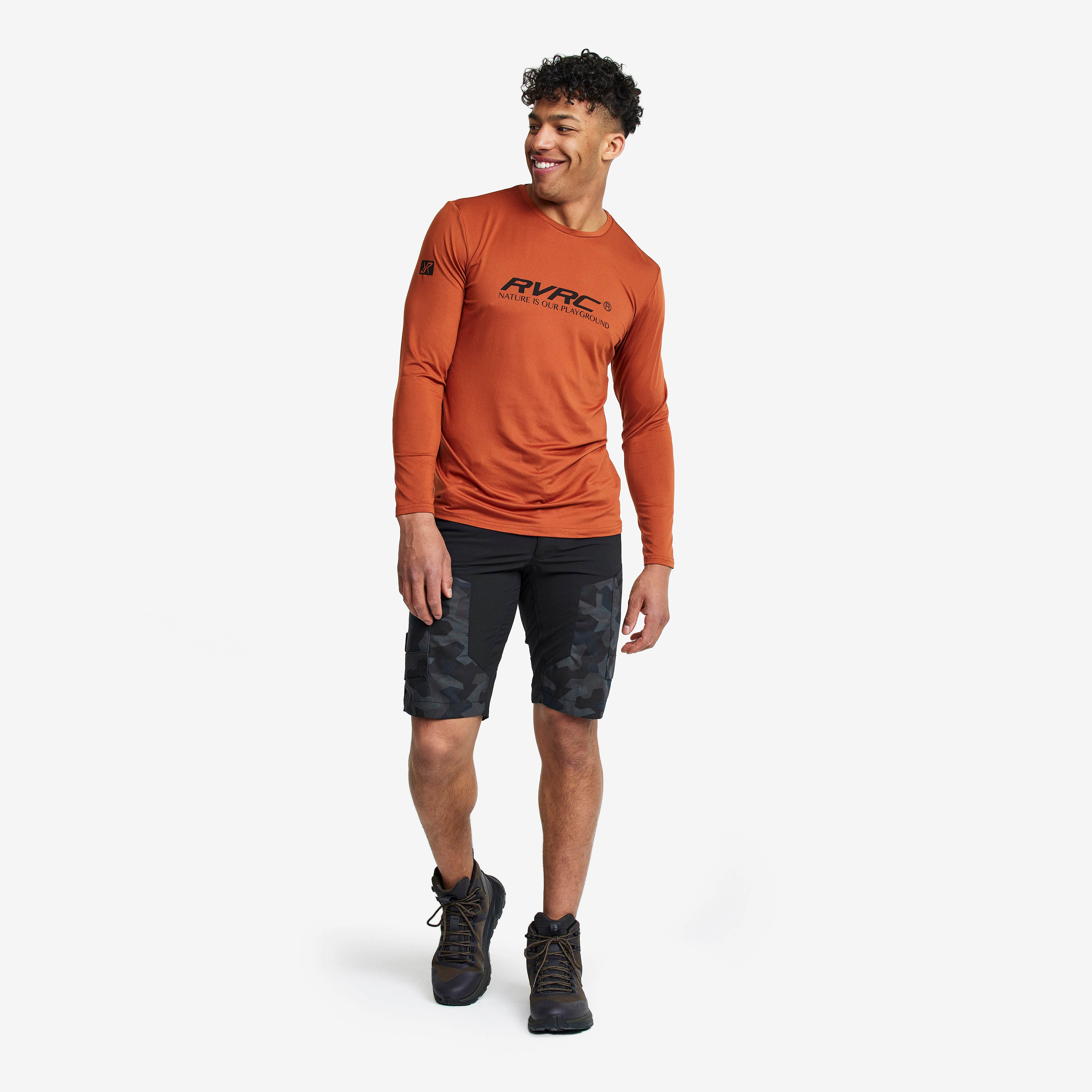 RVRC GP Shorts Homme Anthracite Camo