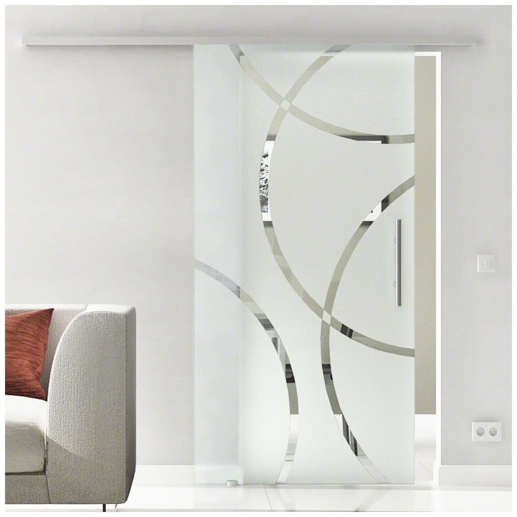 Hadeco Glasschiebetür Hadeco Slimline Glasschiebetür 775 x 2050 mm Coburg