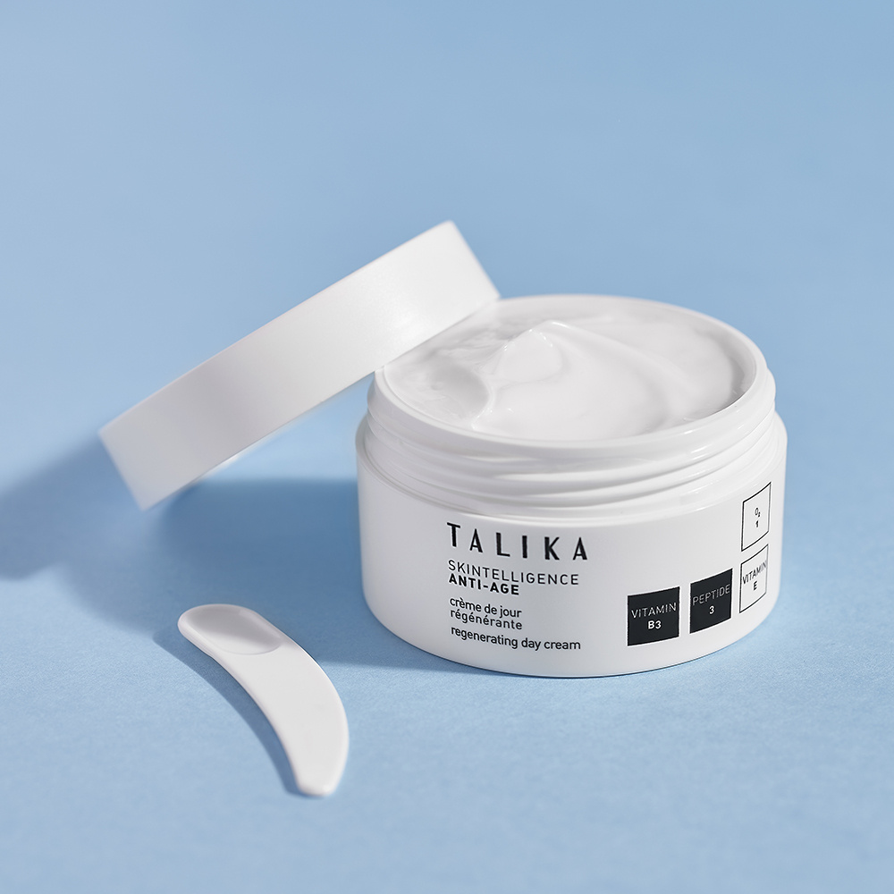 Talika Skintelligence Anti-age - Crème de JourRégénérante Crème de jour anti-âge stimulant la régénération naturelle de la peau.