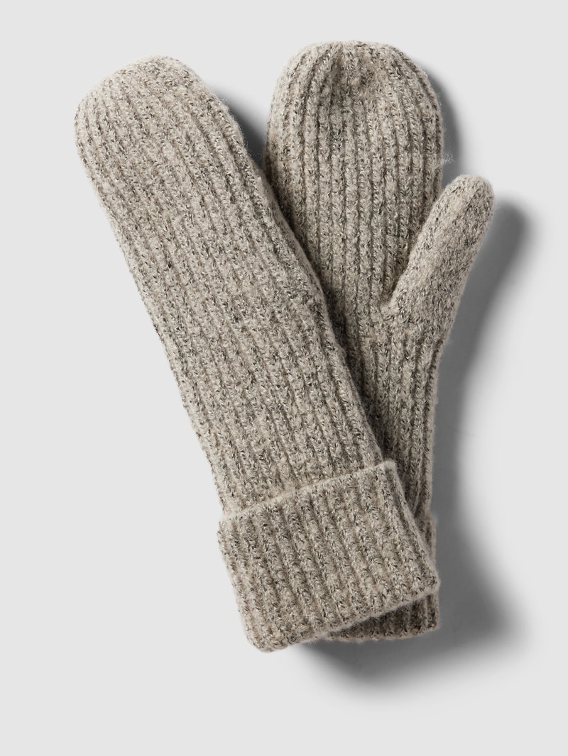 Handschuhe mit elastischem Bund Modell 'PYRON' in hellgrau meliert
