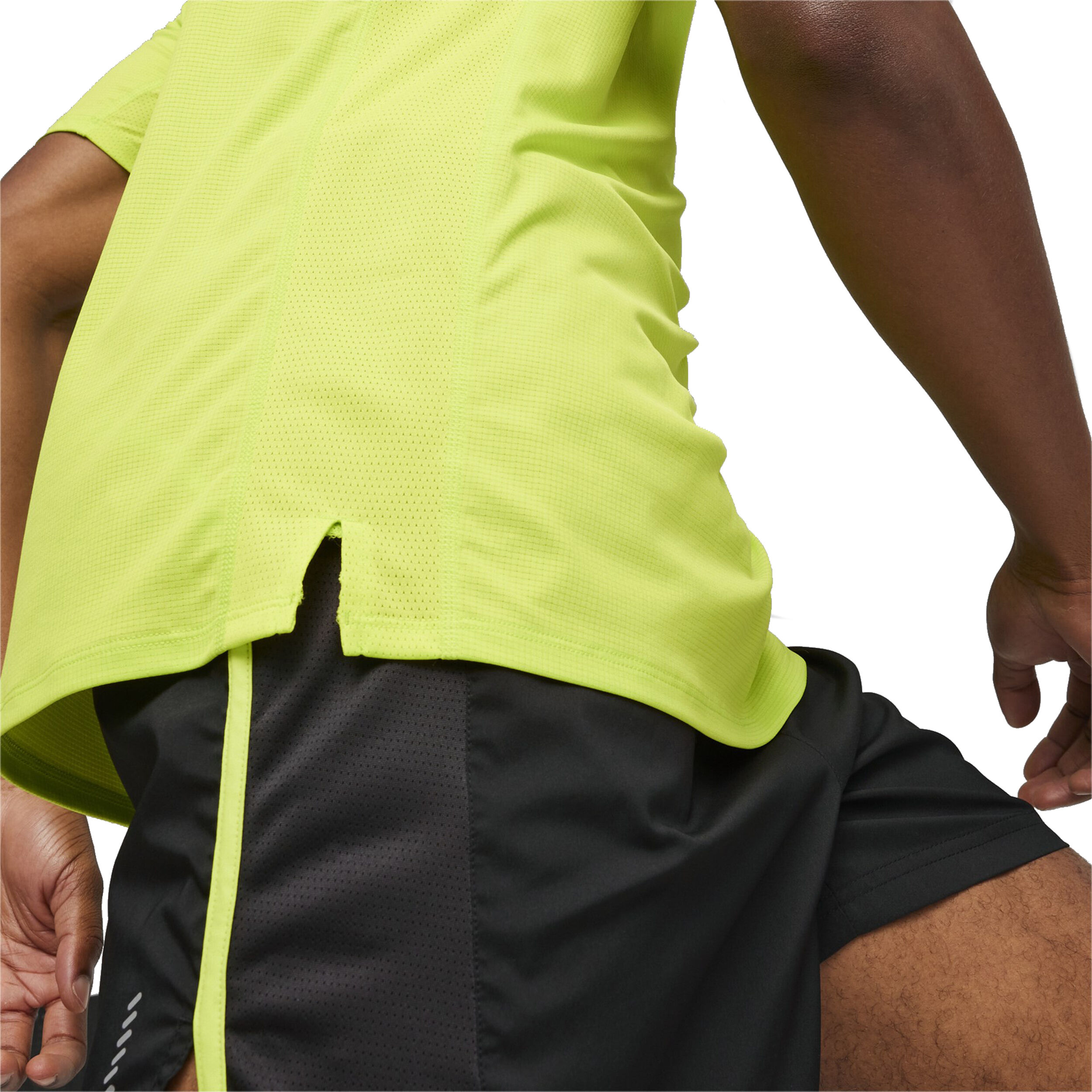 Run Favorite Velocity Laufshirt Herren - Limette