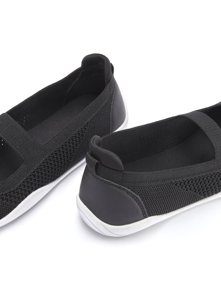 LASCANA Sneaker Ballerinas in schwarz günstig kaufen