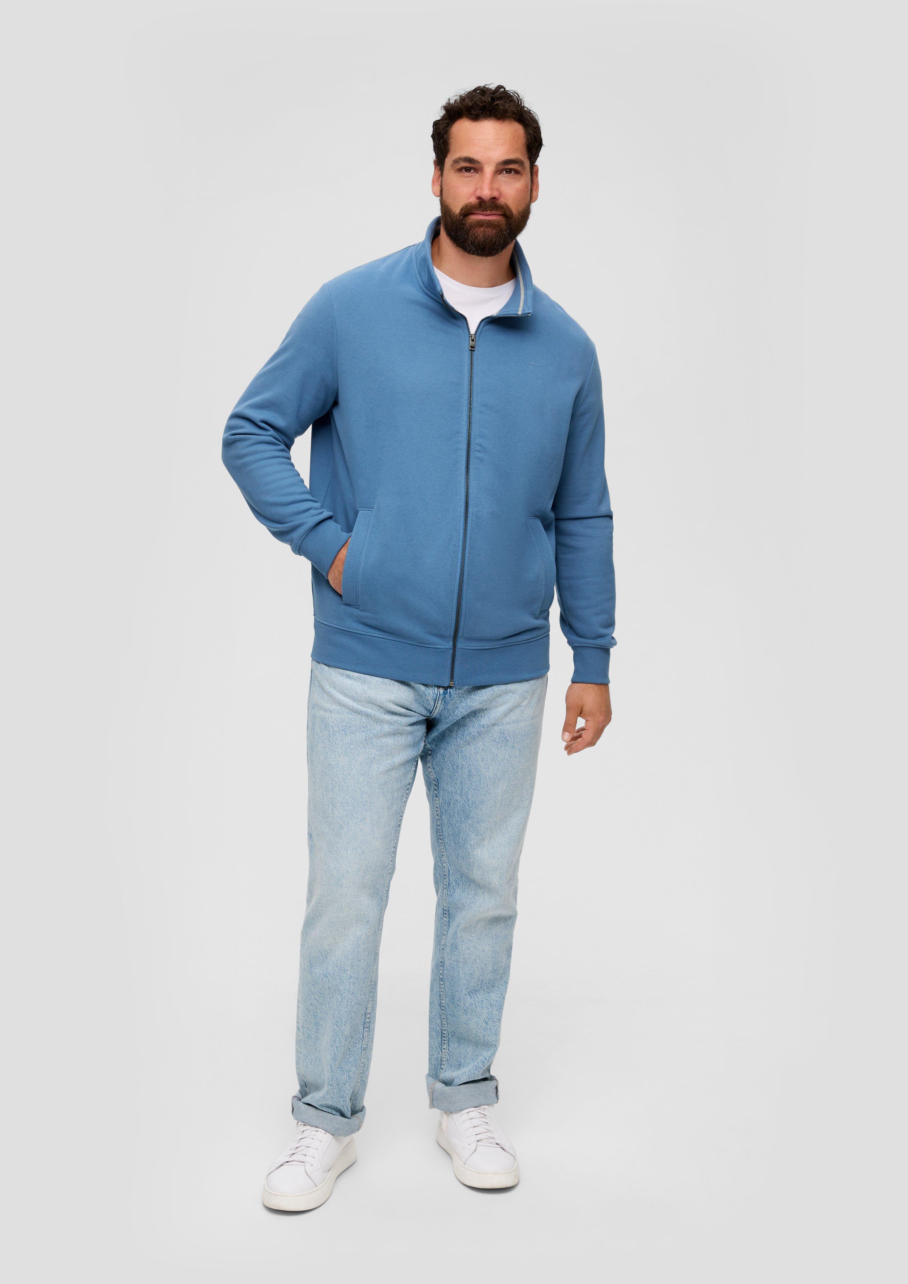 Sweatshirt Jacke mit Stehkragen  2146809-5402