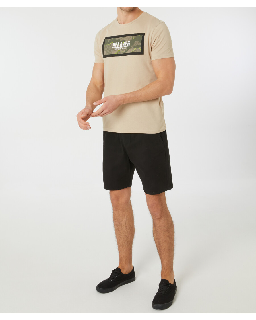 Meliertes T-Shirt