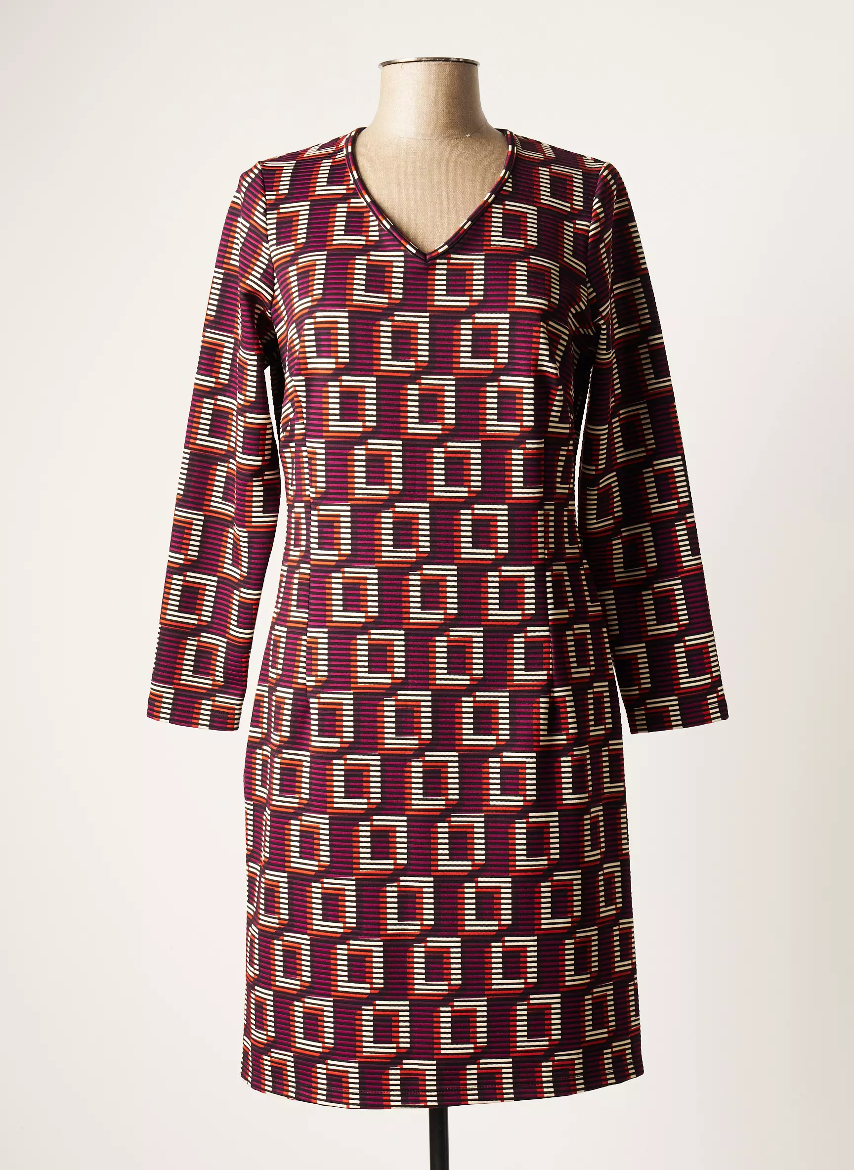 Meri Esca Robes Mi Longues Femme couleur violet
